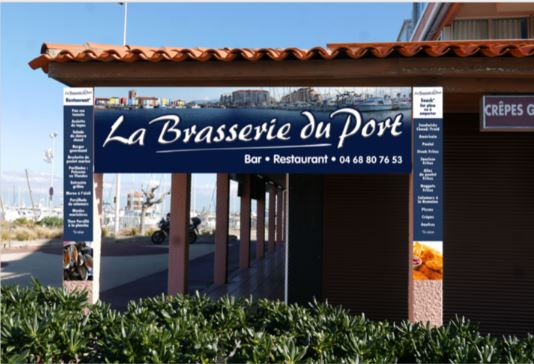 PORT BARCARES LA BRASSERIE DU PORT