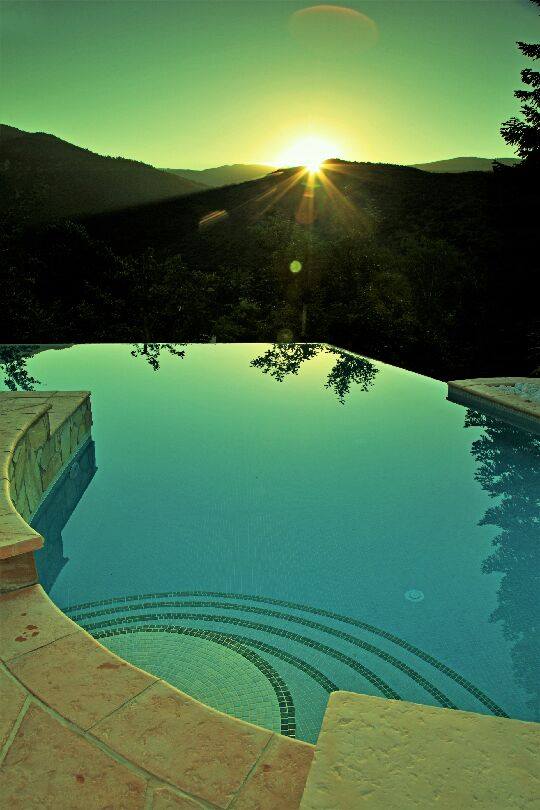 Piscine nuit