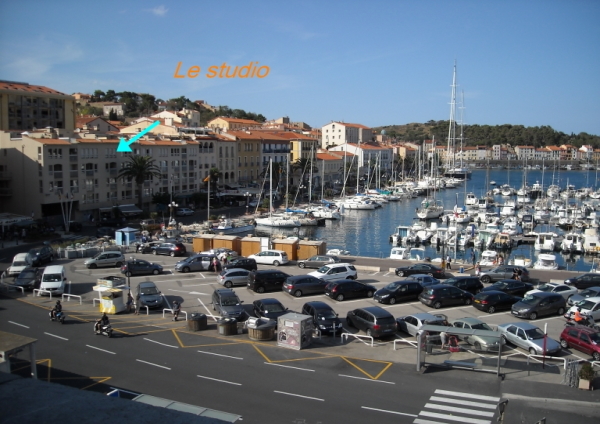 Quai Forgas vue du studio.