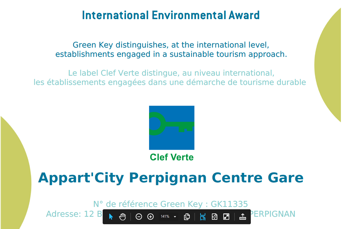 APPARTCITY - CLEF VERTE