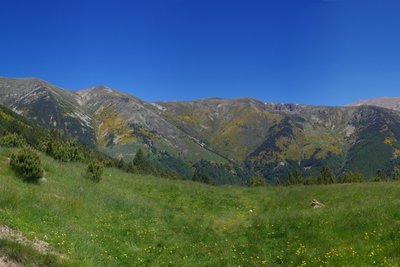 Crête de Set Homes depuis le Coll de les Basses