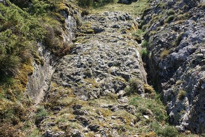 La voie romaine et ses ornières