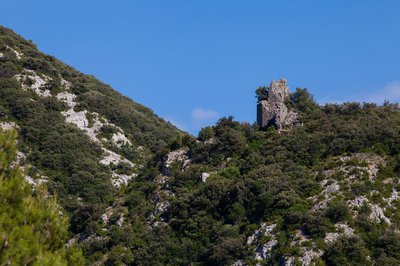 Vue sur le Castel Fizel