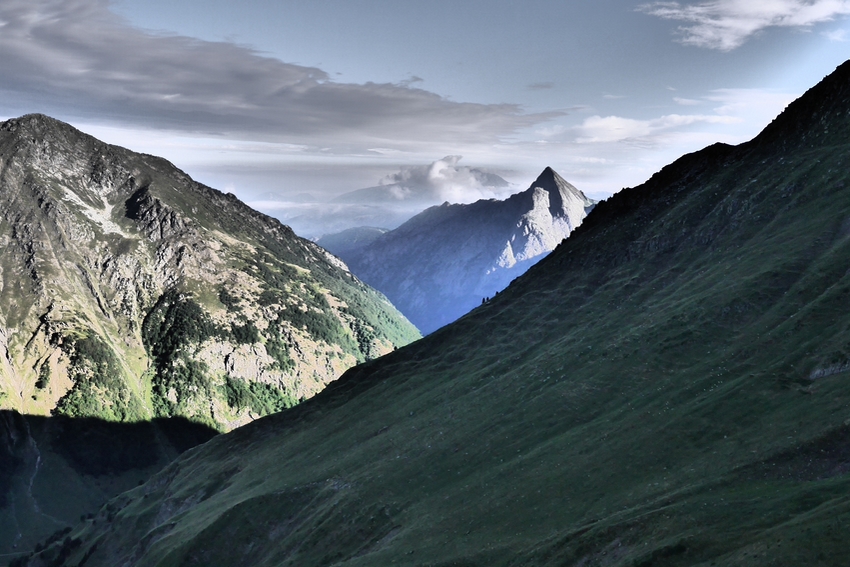 La dent d'Orlu depuis le Coll de Terrers