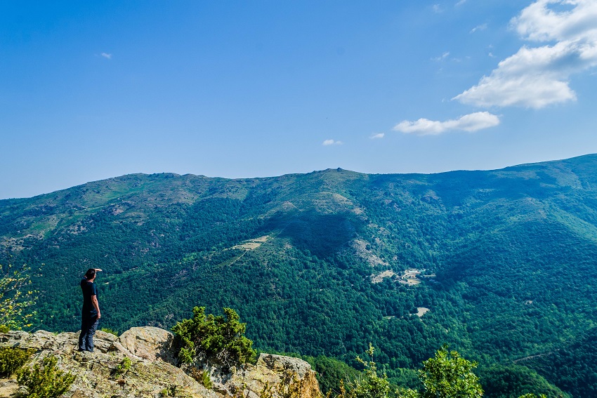 Vue sur la vallée