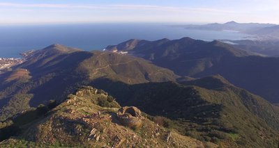 Vue sur la côte depuis la tour de Querroig