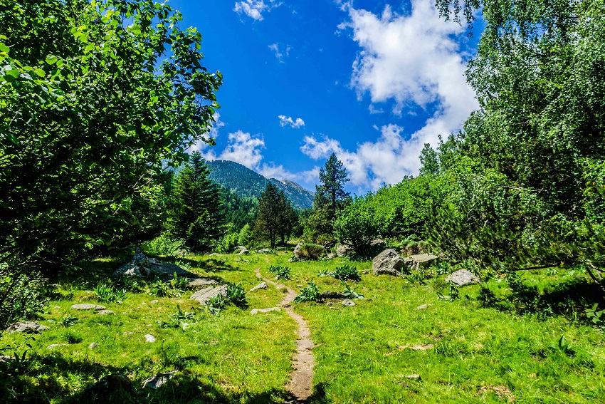 Vers le refuge du Ras de la Carança