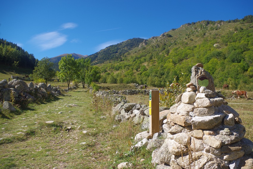 Début de la vallée de l'Alemany, en quittant Mantet